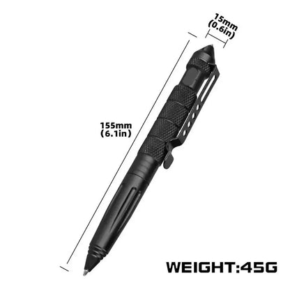 Tactical Pen Office Emergency Glass Breaker , Multi Functional Tactical Pen High Quality Steel Anti Skid Portable Self Defense Pen Aluminum Glass Breaker Survival Tool