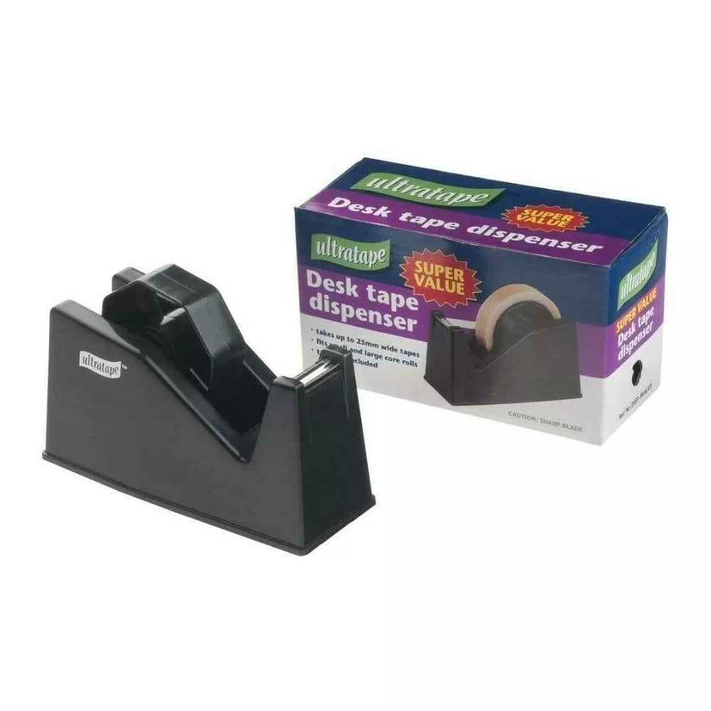 Desk Top Ultratape Super Value Desk Tape Dispenser Takes up to 25mm Wide Tapes