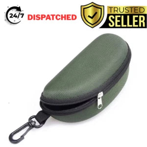 Large Zipper Eye Glasses Sunglasses Hard Case Box Protector Hold Gift Portable