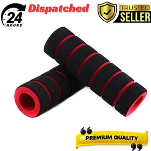 2 x Soft Hand Grips Bike Handlebar Handle Hand Grips BMX MTB Mountain Bicycle Scooter