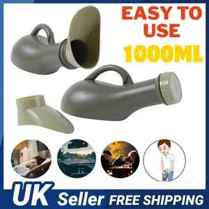 Urine Bottle 1000ml Female Male Portable Medical Urinal Toilet Camping Travel.