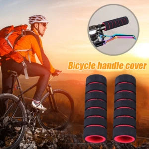 2 x Soft Hand Grips Bike Handlebar Handle Hand Grips BMX MTB Mountain Bicycle Scooter