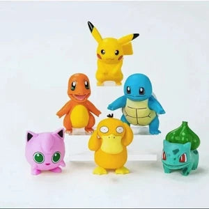 13 PCS/Set Pokemon Cake Decoration Toppers Pikachu Happy Birthday Pokemon