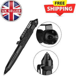 Tactical Pen Office Emergency Glass Breaker , Multi Functional Tactical Pen High Quality Steel Anti Skid Portable Self Defense Pen Aluminum Glass Breaker Survival Tool