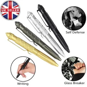 Tactical Pen Office Emergency Glass Breaker , Multi Functional Tactical Pen High Quality Steel Anti Skid Portable Self Defense Pen Aluminum Glass Breaker Survival Tool