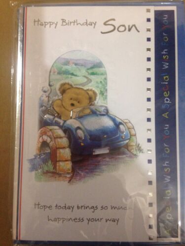 Birthday Card SON hope today brings so much happiness your way Greeting Cards