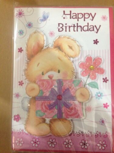 Birthday Card Teddy Bear gift card Greeting Cards