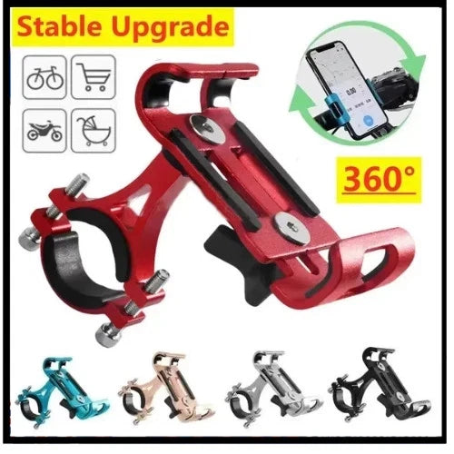 360° Bicycle Bike Mobile Phone Holder Bracket Mount for Handlebar Scooter