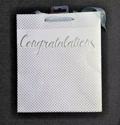 Congratulations Gift Bag White one Gift bag