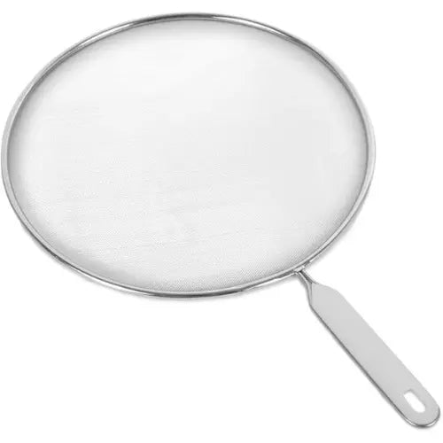 29cm Splatter Mesh Guard Metal Steel Cover Screen with Handle for Frying Pans